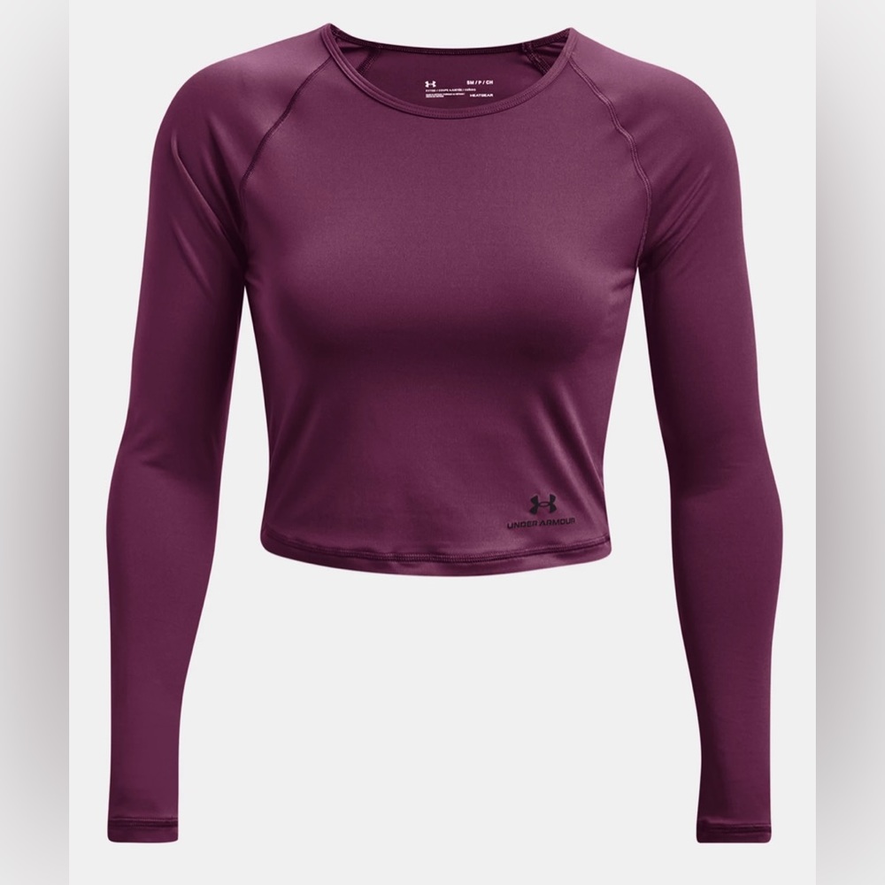 Plum Under Armour Small Crop Long Sleeve